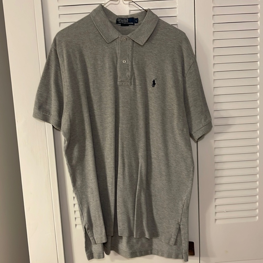 Men’s Large Polo Shirt in Gray